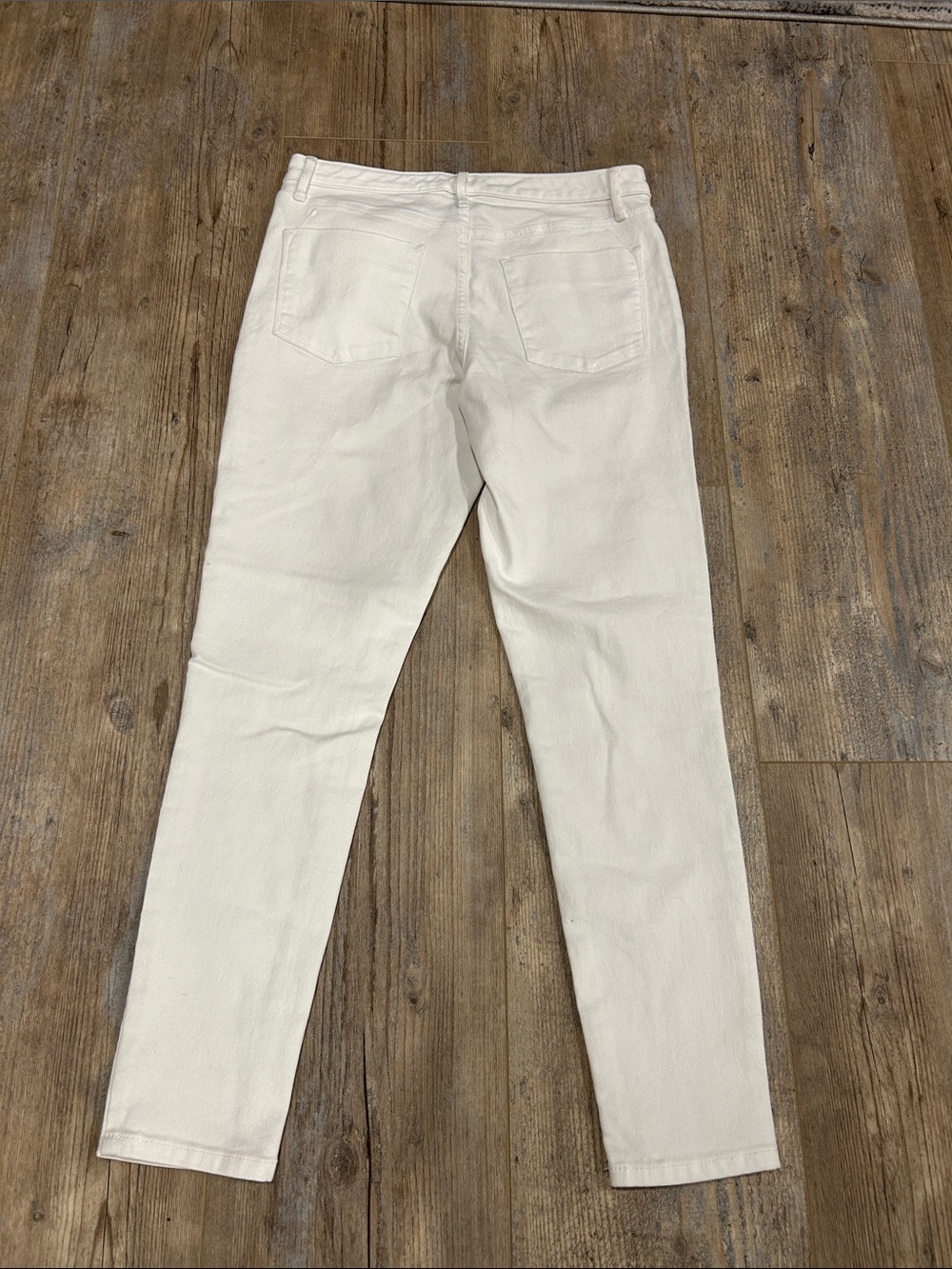 White High-Waist Skinny Jeans from Target Size 10 - Picture 3 of 11